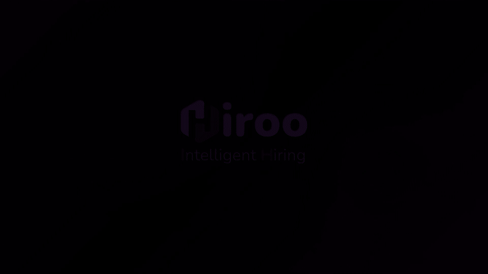 Hiroo platform walkthrough animation showing dashboard, applications, onboarding, automations, and compliance features